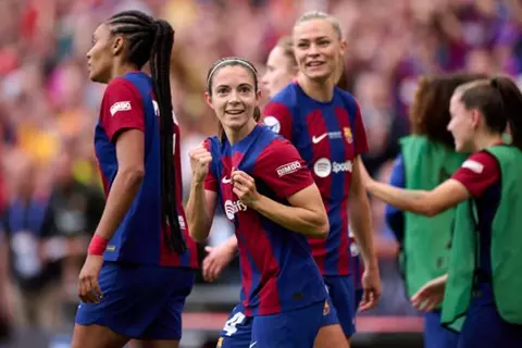 "للمرة الرابعة في تاريخه".. برشلونة يكتسح ليون ويتوج بدوري أبطال أوروبا للسيدات